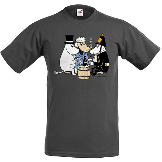 Moomin T-Shirt Moominpappa in a card game - .