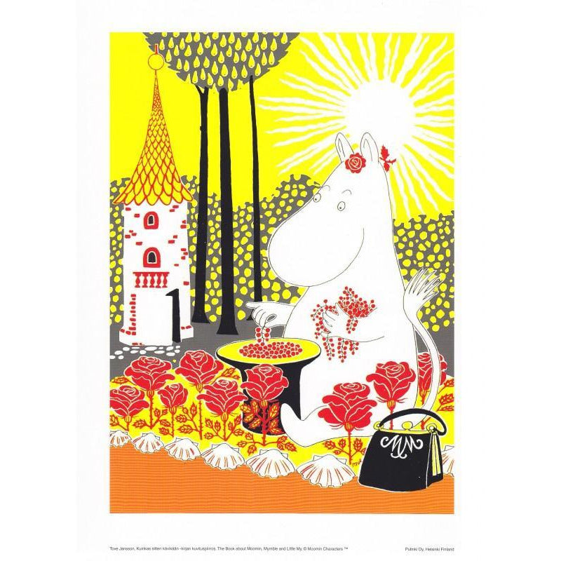 Poster Collecting Berries small - .