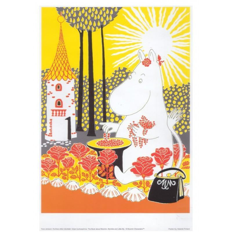 Poster Collecting Berries large - .