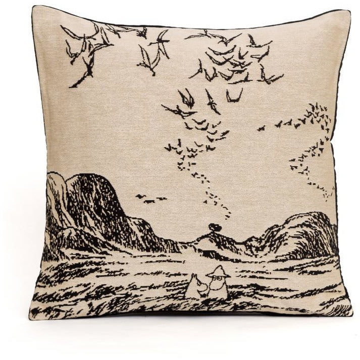 Jacquard Cushion cover Moomins and the Sea - .