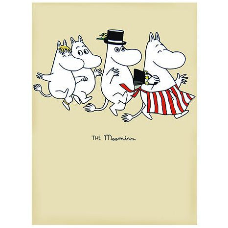 Greeting Card Family Dancing - .